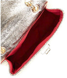 Ivory Metallic Cross Body Purse - Popatu