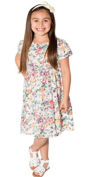 Baby Girl's Multi Color Floral Dress, 24M