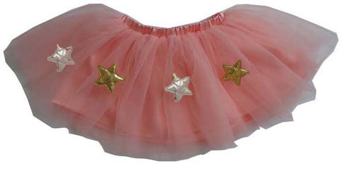 Little Girls Peach Tutu Skirt