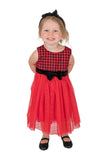 Baby Girl's Red Checkered Tulle Dress