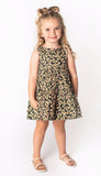 Baby Girl's Black Dress with Yellow Flowers