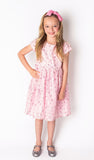 Little Girl's Pink Elegant Lace Dress