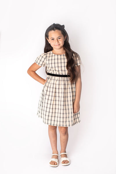 girls beige dress Baby & Little Girls Plaid Dress, 2 Size:Father 2XL Vince Camuto | Dresses fathersday69shirts2026 The waist design is