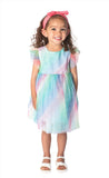 Baby Girl's and Little Girl's Rainbow Tulle Dress