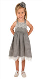 Little Girl's Lace Black Dress