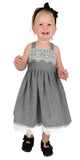 Little Girl's Lace Black Dress