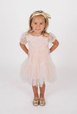 Little Girl's Foil Dot Tulle Dress