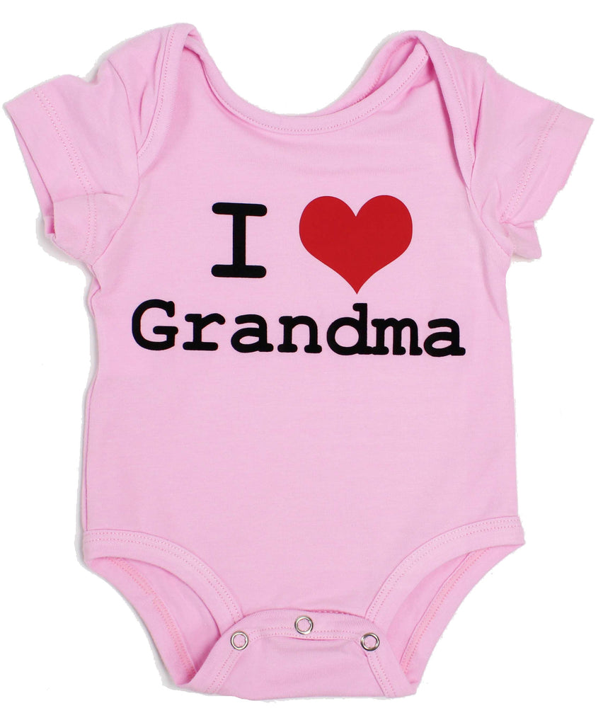 Popatu Baby "I Love Grandma" Baby Bodysuit