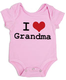 Popatu Baby "I Love Grandma" Baby Bodysuit