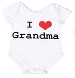 Popatu Baby "I Love Grandma" Baby Bodysuit