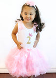 Popatu Little Girls 2nd, 3rd, 4th Birthday Ruffle Dress - Popatu