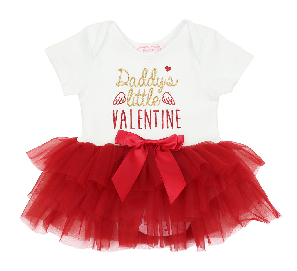 Baby Girl's & Little Girl's "Daddy's Little Valentine" Dress