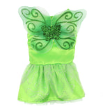 Pawpatu Green Fairy Costume Dress for Pets