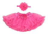 Baby Girl Ruffle Skirt With Headband Set - Popatu
