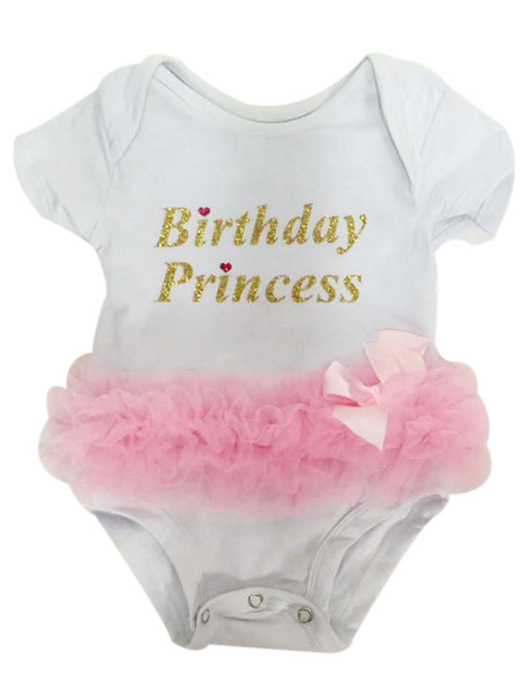 Popatu Baby Tutu Bodysuit Birthday Princess Tutu - Popatu