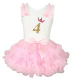 Popatu Little Girls 2nd, 3rd, 4th, 5th Birthday Ruffle Dress - Popatu