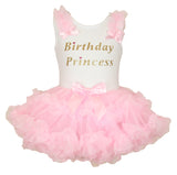 Popatu Little Girls Birthday Princess Ruffle Dress - Popatu