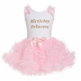 Popatu Little Girls Birthday Princess Ruffle Dress - Popatu