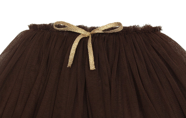 Baby Girls Brown Tulle Skirt Baby Girls Brown Tulle Skirt