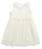 Popatu White Lace Dress - Popatu pageant and easter petti dress
