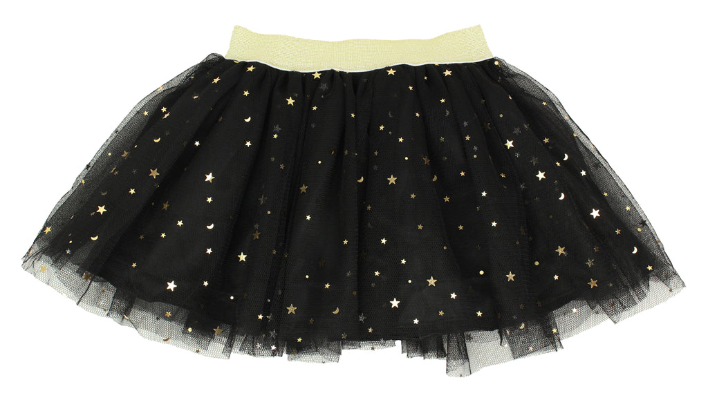 Little Girls Stars Black Tutu --Only L(6)
