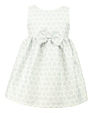 Little Girl's 2-Piece Elegant Dress with Faux Fur Vest