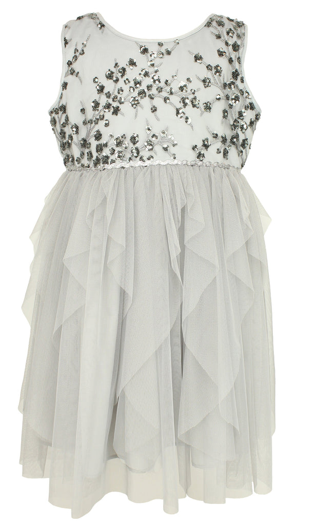 Popatu Little Girl's Embroidered Tulle Dress