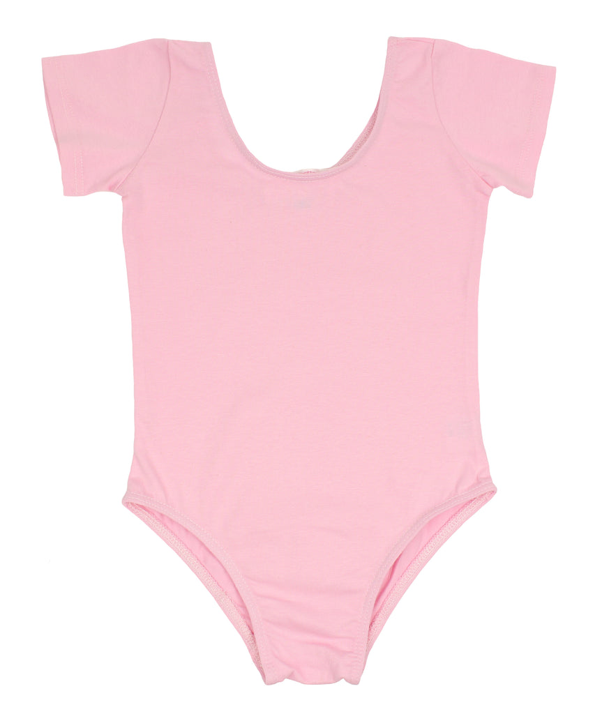 Popatu Little Girl Dance Leotard Short Sleeved - Popatu