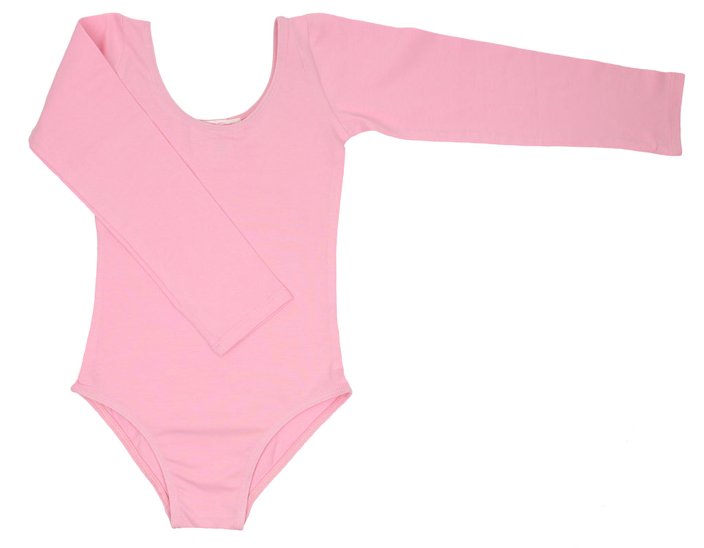 Popatu Little Girl Dance Leotard Long Sleeved - Popatu