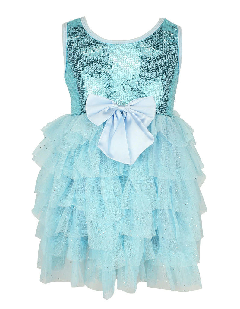 Popatu Blue Sequin Dress - Popatu