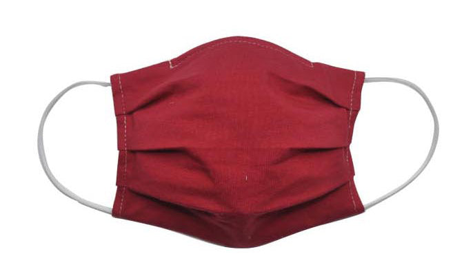 Burgundy Face Mask (Adult/Child Sizes) - Popatu pageant and easter petti dress