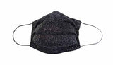 Metallic Black Fabric Face Mask (Adult/Child) - Popatu pageant and easter petti dress
