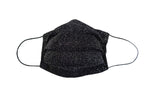 Metallic Black Fabric Face Mask (Adult/Child) - Popatu pageant and easter petti dress