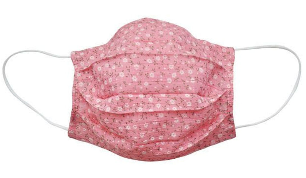 Adult- Floral Fabric Face Mask - Popatu pageant and easter petti dress