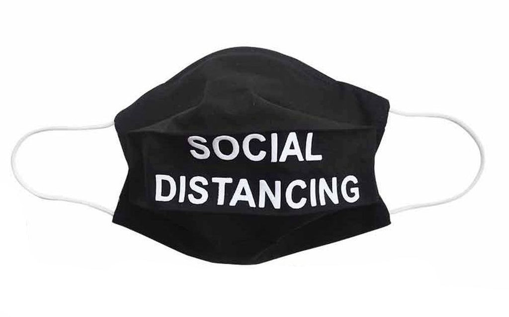 Social Distancing Black Fabric Face Mask (Adult/Child) - Popatu pageant and easter petti dress
