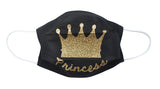Princess Crown Fabric Face Mask-CHILD - Popatu pageant and easter petti dress