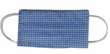 Blue Checkered Fabric Face Mask- Adult & Child - Popatu pageant and easter petti dress