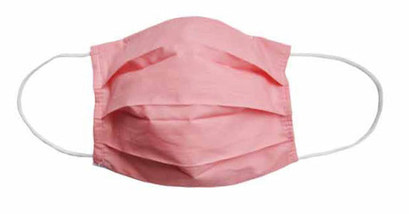 Adult- Peach Fabric Face Mask - Popatu pageant and easter petti dress