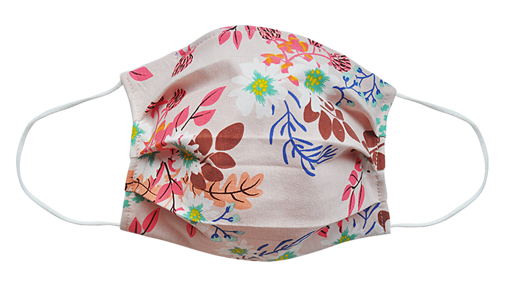 Adult-Flower Fabric Face Mask - Popatu pageant and easter petti dress