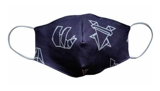 Paper Origami Fabric Face mask  (Adult/Child Sizes) - Popatu pageant and easter petti dress