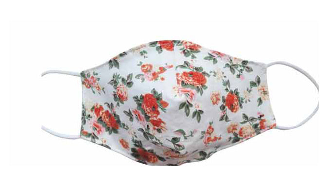 Rose Fabric Face mask - Popatu pageant and easter petti dress