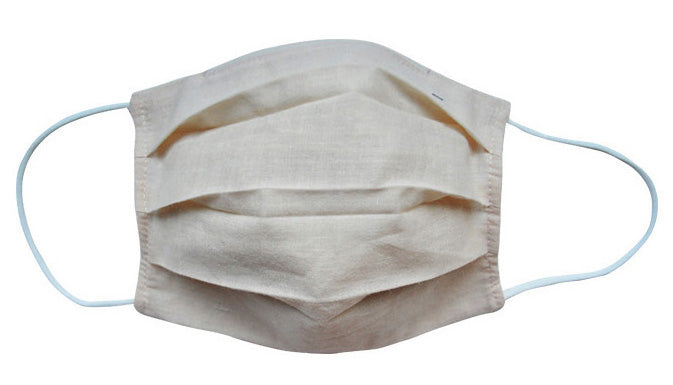 Ivory Fabric Face Mask-(Adult/Child Sizes) - Popatu pageant and easter petti dress