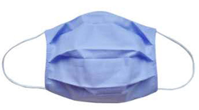 Periwinkle blue/violet Fabric Face Mask-(Adult/Child Sizes) - Popatu pageant and easter petti dress