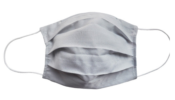 Grey Solid Fabric Face Mask (Adult/Child Sizes) - Popatu pageant and easter petti dress