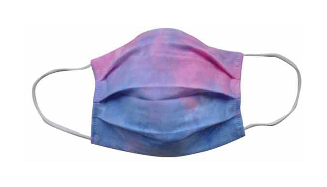 Popatu Tie Dye Fabric Face Mask-Adult/Child - Popatu pageant and easter petti dress