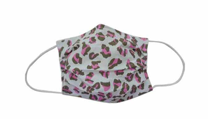 Leopard Fabric Face Mask (Child/Adult) - Popatu pageant and easter petti dress
