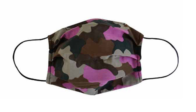 Camouflage Purple Fabric Face Mask (Adult/child) - Popatu pageant and easter petti dress