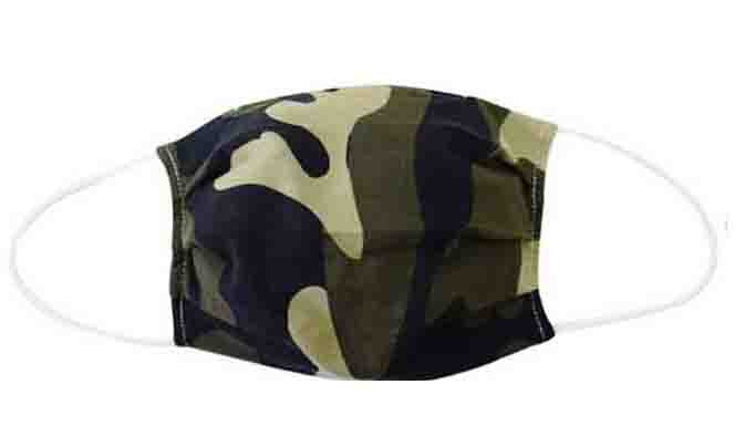 Camouflage Fabric Face Mask - Popatu pageant and easter petti dress