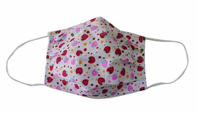 Stawberry Fabric Face Mask (Adult/Child) - Popatu pageant and easter petti dress
