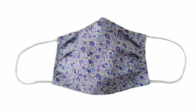 Lavender Country Flower Fabric Face Mask (Adult/Child) - Popatu pageant and easter petti dress